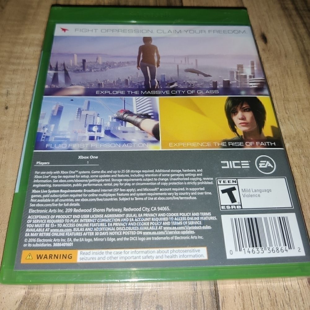 Mirror's Edge: Catalyst (Microsoft Xbox One, 2016) - Picture 6 of 7